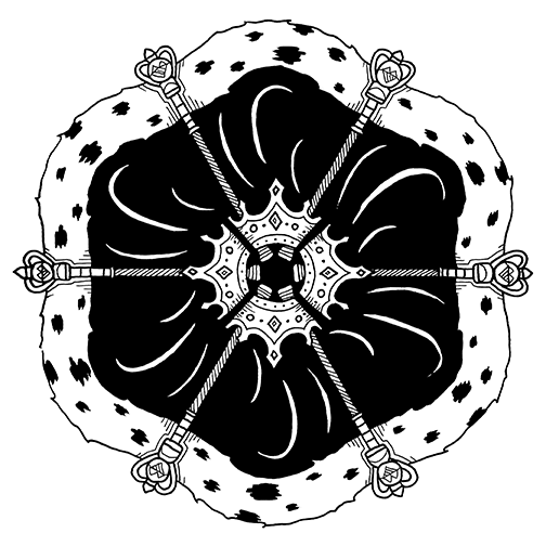 Crown – 2025 Inktober Art Print by Amanda Vance