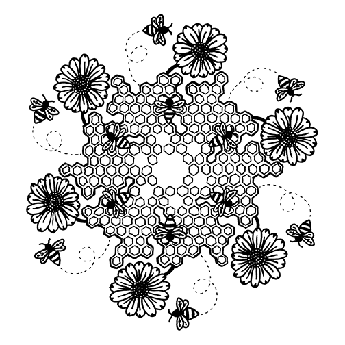 Sting – 2025 Inktober Art Print by Amanda Vance