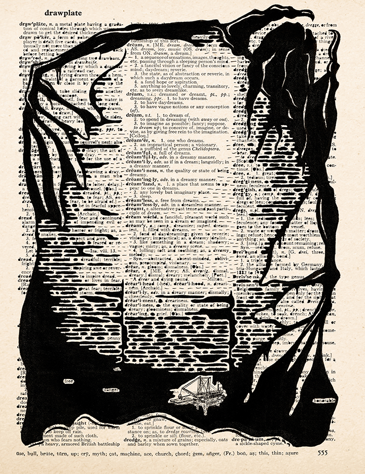 Dream – 2023 Inktober Series Fine Art Print by Amanda Vance