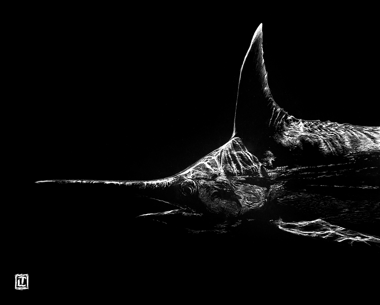 Marlin – Fine Art Print by Visual-ly
