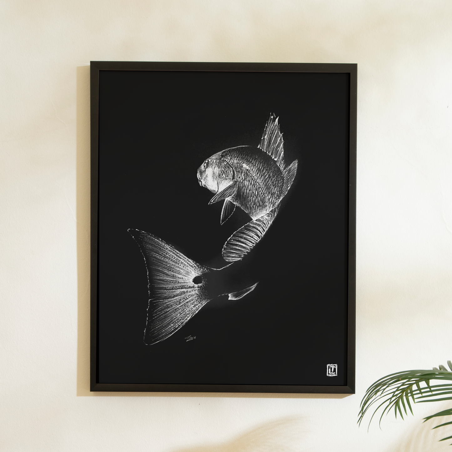 Redfish Tail Whip – 16×20 Print (Visual-Ly)